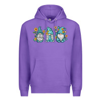 Purple sunflower gnomes Premium Hoodie - MaliasSmallBusiness