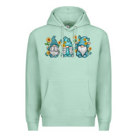 Seafoam sunflower gnomes Premium Hoodie - MaliasSmallBusiness