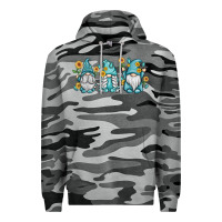 Slate Camo sunflower gnomes Premium Hoodie - MaliasSmallBusiness