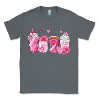 Charcoal Heather breast cancer coffee cups Classic Tee - Zillion Design Studio