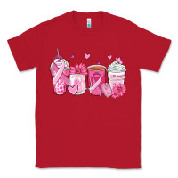 Red breast cancer coffee cups Classic Tee - Zillion Design Studio