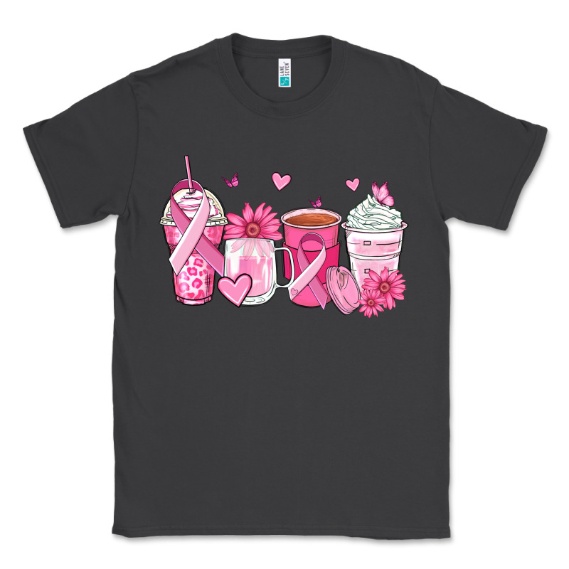 Breast Cancer Coffee Cups Classic Tee by Zillion Design Studio | Teevron