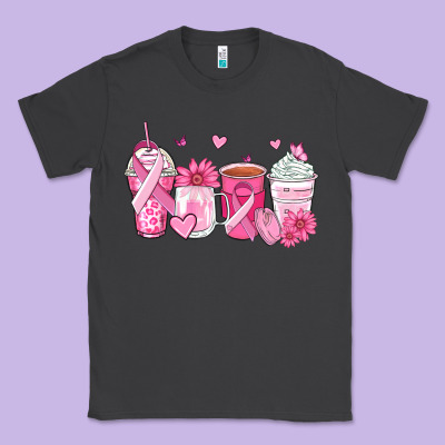 Breast Cancer Coffee Cups Classic Tee Designed By Zillion Design Studio
