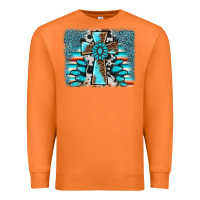 Carrot cross gemstone background Premium Sweatshirt - AdoDesignShop