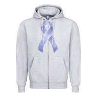 Heather Grey stomach cancer ribbon fa element Zipper Hoodie - FaDigitalArtStudio