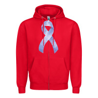 Red stomach cancer ribbon fa element Zipper Hoodie - FaDigitalArtStudio