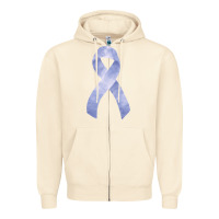 Sandshell stomach cancer ribbon fa element Zipper Hoodie - FaDigitalArtStudio