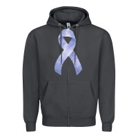 Smoke stomach cancer ribbon fa element Zipper Hoodie - FaDigitalArtStudio