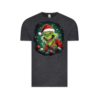 Vintage Black Grinch Vintage Tee - Unal Design