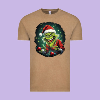 Grinch Vintage Tee Designed By Unal Design