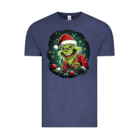 Vintage Denim Grinch Vintage Tee - Unal Design