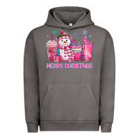 Pigment Tornado merry christmas snowman coffee cups Urban Hoodie - MaliasSmallBusiness