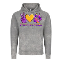 Cloud Rock peace love dogs Vintage Hoodie - AdoDesignShop