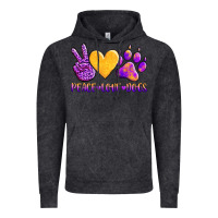 Peace Love Dogs Vintage Hoodie | Teevron