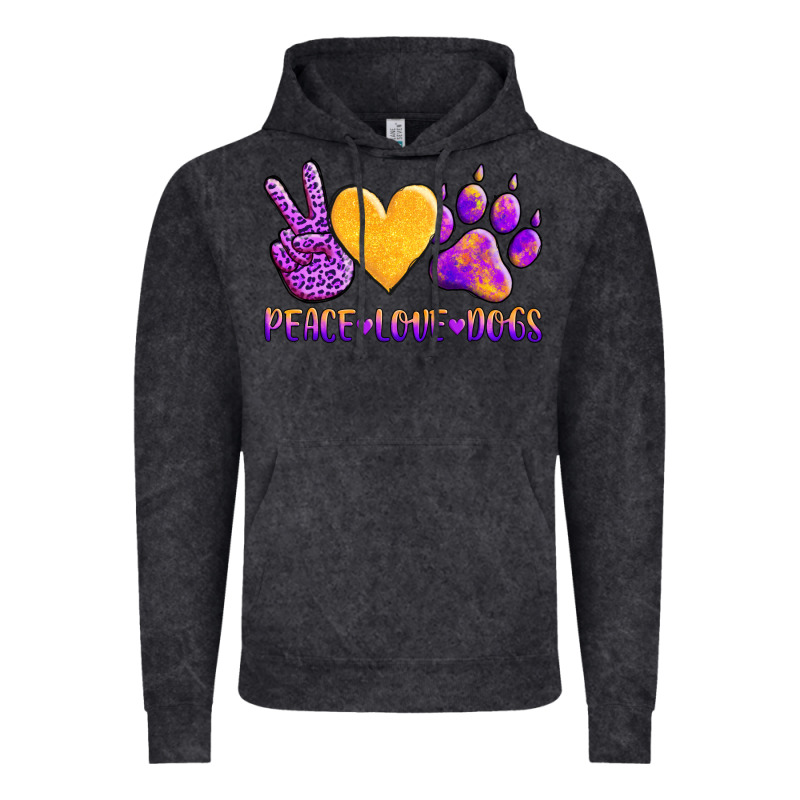 Peace Love Dogs Vintage Hoodie by AdoDesignShop | Teevron