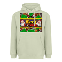 Matcha merry Christmas with Santa Claus Heavyweight Hoodie - AdoDesignShop