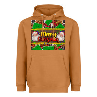 Meerkat merry Christmas with Santa Claus Heavyweight Hoodie - AdoDesignShop