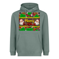 Sage merry Christmas with Santa Claus Heavyweight Hoodie - AdoDesignShop