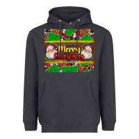 Smoke merry Christmas with Santa Claus Heavyweight Hoodie - AdoDesignShop
