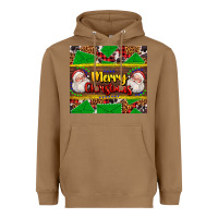 Toasted Coconut merry Christmas with Santa Claus Heavyweight Hoodie - AdoDesignShop