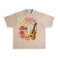 French Oak hippie soul with peace Urban Heavy Tee - texasbilliewilder