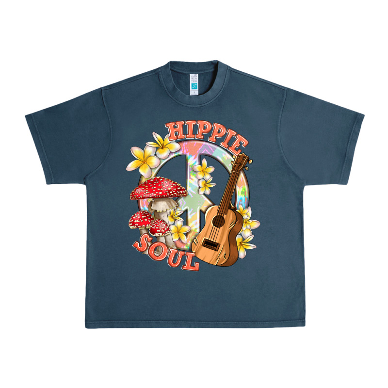 Hippie Soul With Peace Urban Heavy Tee by texasbilliewilder | Teevron