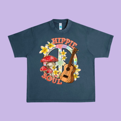 Urban Heavy Tee hippie soul with peace