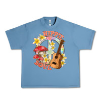 Pebble Blue hippie soul with peace Urban Heavy Tee - texasbilliewilder