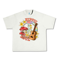 Pistachio hippie soul with peace Urban Heavy Tee - texasbilliewilder