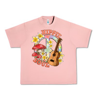 Salmon hippie soul with peace Urban Heavy Tee - texasbilliewilder