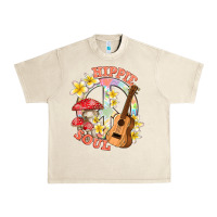 Sandshell hippie soul with peace Urban Heavy Tee - texasbilliewilder