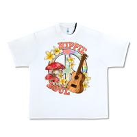 White hippie soul with peace Urban Heavy Tee - texasbilliewilder