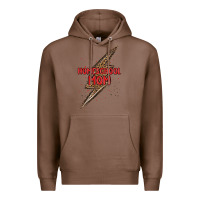 Chestnut homeschool mom lightning bolt Premium Hoodie - MaliasSmallBusiness