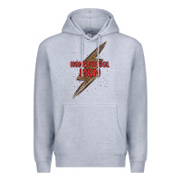 Heather Grey homeschool mom lightning bolt Premium Hoodie - MaliasSmallBusiness