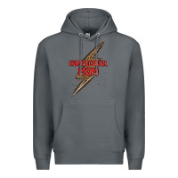 Rock homeschool mom lightning bolt Premium Hoodie - MaliasSmallBusiness