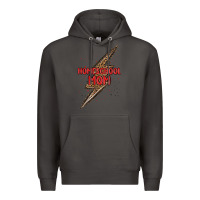 Smoke homeschool mom lightning bolt Premium Hoodie - MaliasSmallBusiness