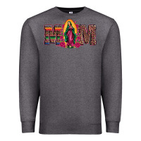 Charcoal Heather mom our lady of guadalupe Premium Sweatshirt - Artiststas