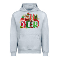 Heather Grey oh deer reindeer Urban Hoodie - MaliasSmallBusiness