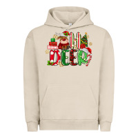 Pigment French Oak oh deer reindeer Urban Hoodie - MaliasSmallBusiness
