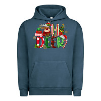Pigment Midnight Navy oh deer reindeer Urban Hoodie - MaliasSmallBusiness