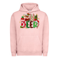 Pigment Salmon oh deer reindeer Urban Hoodie - MaliasSmallBusiness