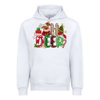White oh deer reindeer Urban Hoodie - MaliasSmallBusiness