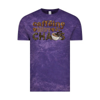 Cloud Purple caffeine before chaos Vintage Tee - BarkalooDesign