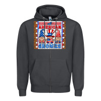 Smoke all american gnomes Zipper Hoodie - HRA Design Shop