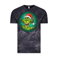 Cloud Black Grinch Vintage Tee - Unal Design