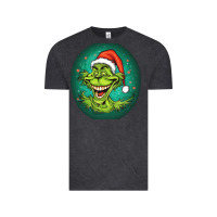 Vintage Black Grinch Vintage Tee - Unal Design