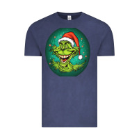 Vintage Denim Grinch Vintage Tee - Unal Design