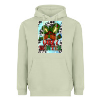 Matcha cozy winter with gloves and scarf Heavyweight Hoodie - AdoDesignShop