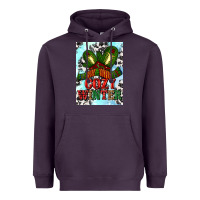 Plum cozy winter with gloves and scarf Heavyweight Hoodie - AdoDesignShop