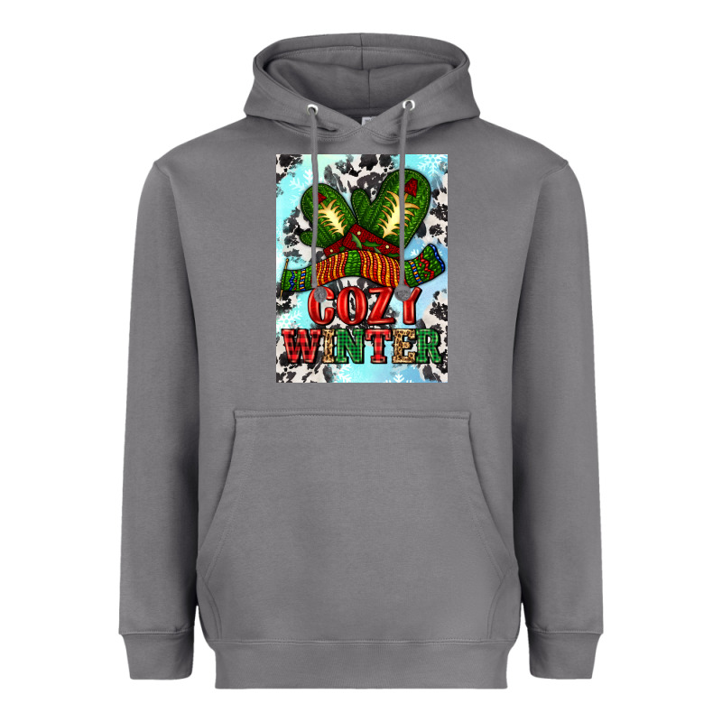 Cozy Winter With Gloves And Scarf Heavyweight Hoodie by AdoDesignShop | Teevron